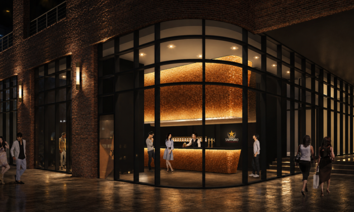 Sapporo Premium Beer Stand 